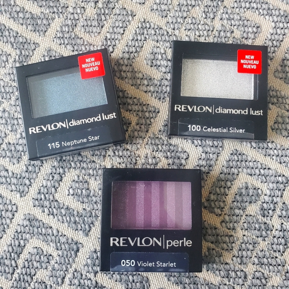 Nwt 2 revlon diamond lust and 1 revlon perle eyeshadow
